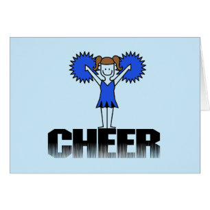 Blaue Cheerleading T - Shirts und Geschenke
