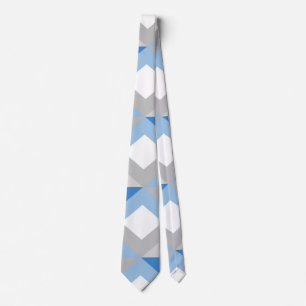 blaue Chevron-Krawatten Krawatte