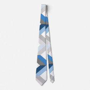 blaue Chevron-Krawatten Krawatte
