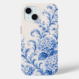 Blaue Chinoiserie-Hortensien-Handyhülle Case-Mate iPhone Hülle