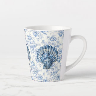 Blaue Chinoiserie-Schale Kleine Keramik-Latte-Tass Milchtasse