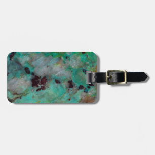 Blaue Chrysocolla-Jasper Gepäckanhänger