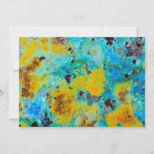 Blaue Chrysocolla-Jasper Karte