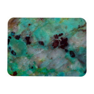 Blaue Chrysocolla-Jasper Magnet