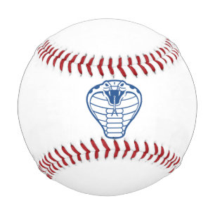 Blaue Cobra-Schlange Illustration Tiere Giftig Baseball
