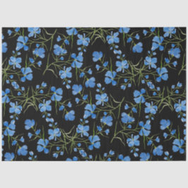 Blaue Cosmos-Blumen Seidenpapier