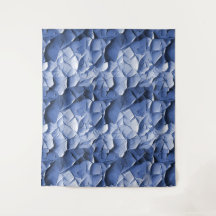 blaue Craquelé Tapete