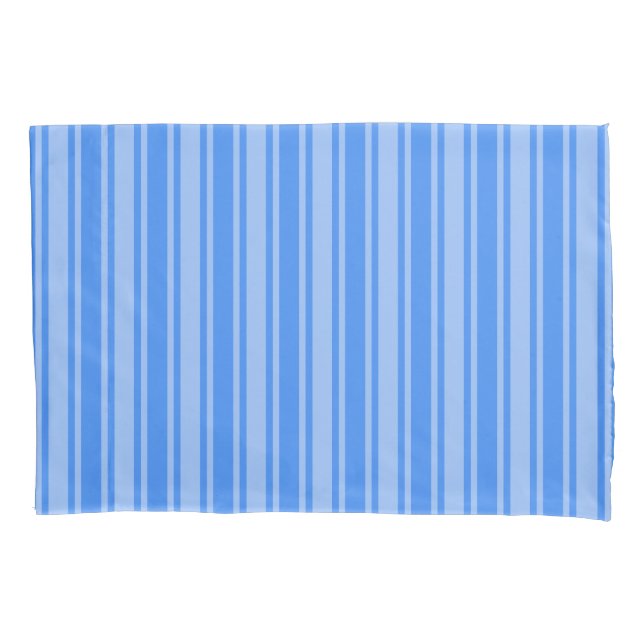Blaue Creme Kissenbezug (Vorderseite)