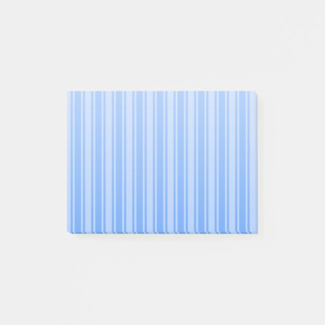 Blaue Creme Post-it Klebezettel (Vorderseite)