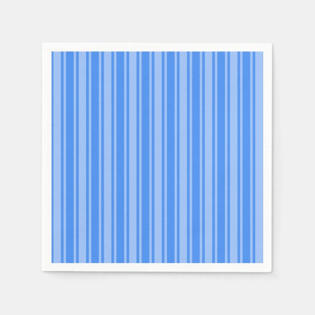 Blaue Creme Serviette (Vorderseite)