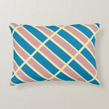 Blaue Creme und Rosa