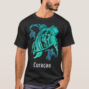 Blaue Curacau-Meeresschildkröte T-Shirt