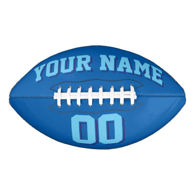 BLAUE Custom Football (Vorderseite)