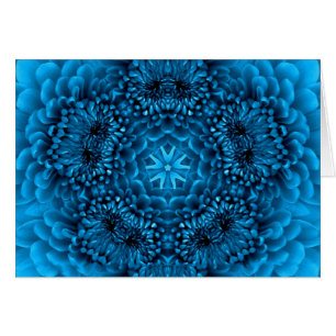 BLAUE DAHLIENBLÜTENBLÄTTER