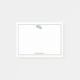 Blaue Darstellung der Meereslebensdauer auf ein Mi Post-it Klebezettel