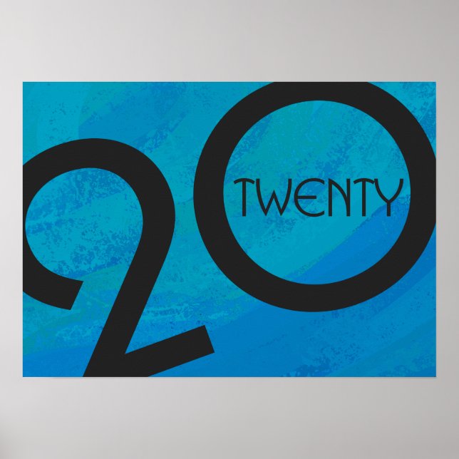 Blaue Dekade Poster (Vorne)