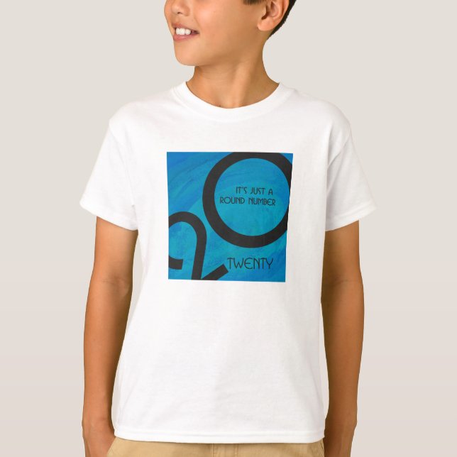Blaue Dekade T-Shirt (Vorderseite)