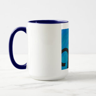 Blaue Dekade Tasse