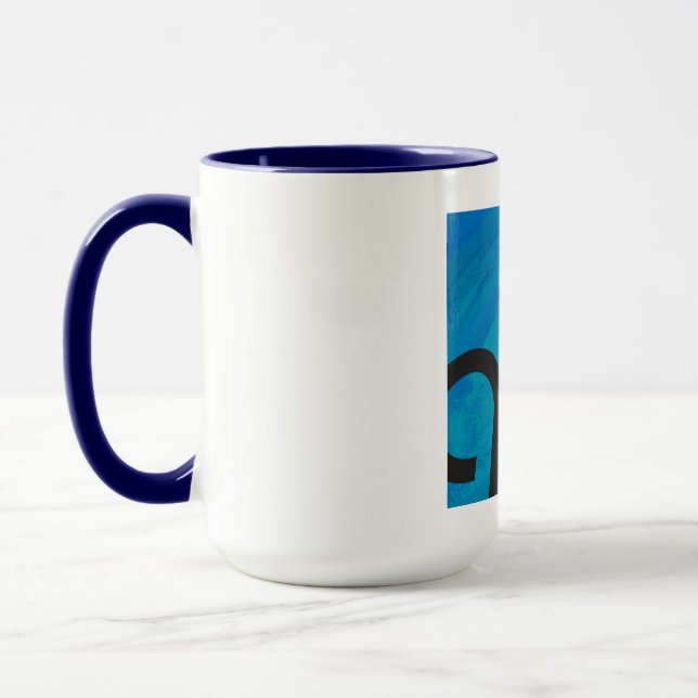 Blaue Dekade Tasse (Links)