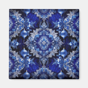 Blaue Dekorationen Magnet