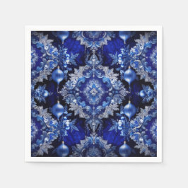 Blaue Dekorationen Urlaubspapier Napkin Serviette