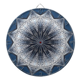 Blaue Dekorative Dartscheibe