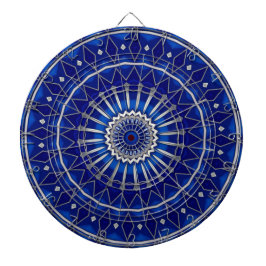 Blaue Dekorative Dartscheibe