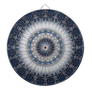 Blaue Dekorative Dartscheibe