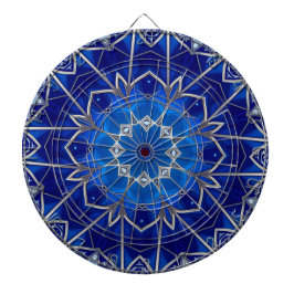 Blaue Dekorative Dartscheibe