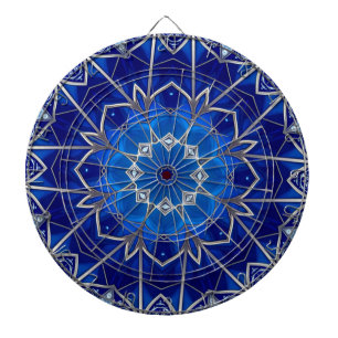 Blaue Dekorative Dartscheibe