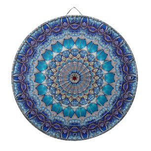 Blaue Dekorative Dartscheibe