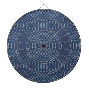 Blaue, dekorative, einfache, moderne, modische dartscheibe