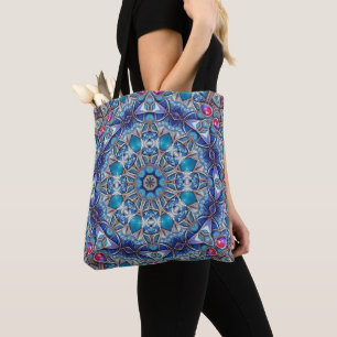 Blaue Dekorative Feiertags-Tasche