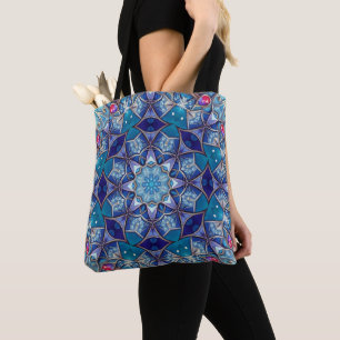 Blaue Dekorative Feiertags-Tasche