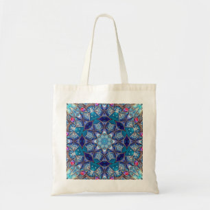 Blaue Dekorative Feiertags-Tasche Tragetasche