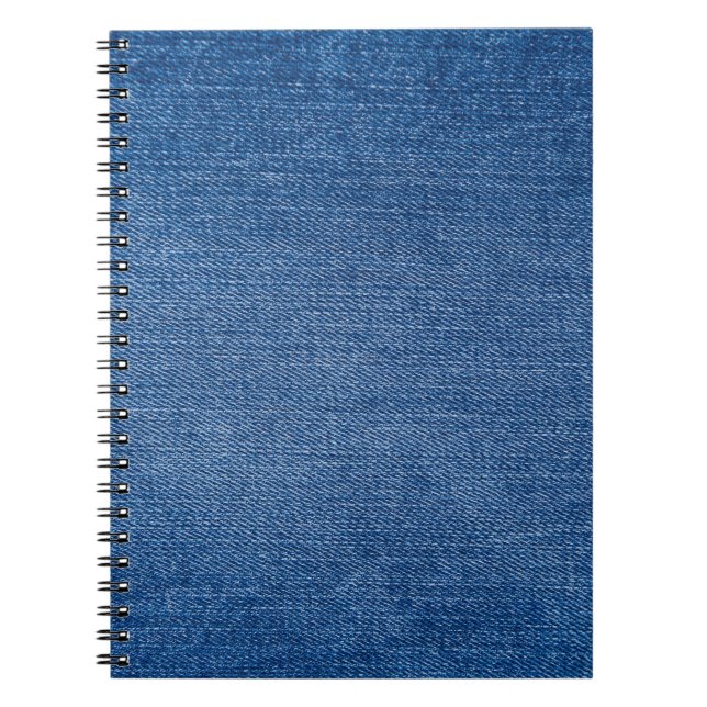 Blaue Denim-Jeans Notizblock (Vorderseite)