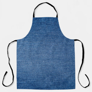 Blaue Denim-Jeans Schürze