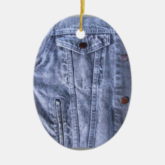 Blaue Denim ~ Verzierung Keramikornament