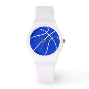 Blaue der Basketball-Armbanduhr der Frauen Armbanduhr