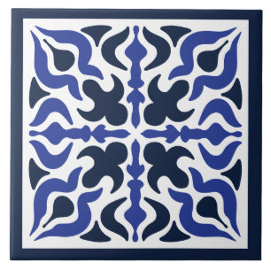 Blaue Design marokkanische Mosaik-Muster Keramik T Fliese