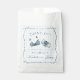 Blaue Dessous-Dusche-Junggesellinnen-Abschiedspart Geschenktütchen