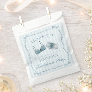 Blaue Dessous-Dusche-Junggesellinnenabschied-Desse Geschenktütchen