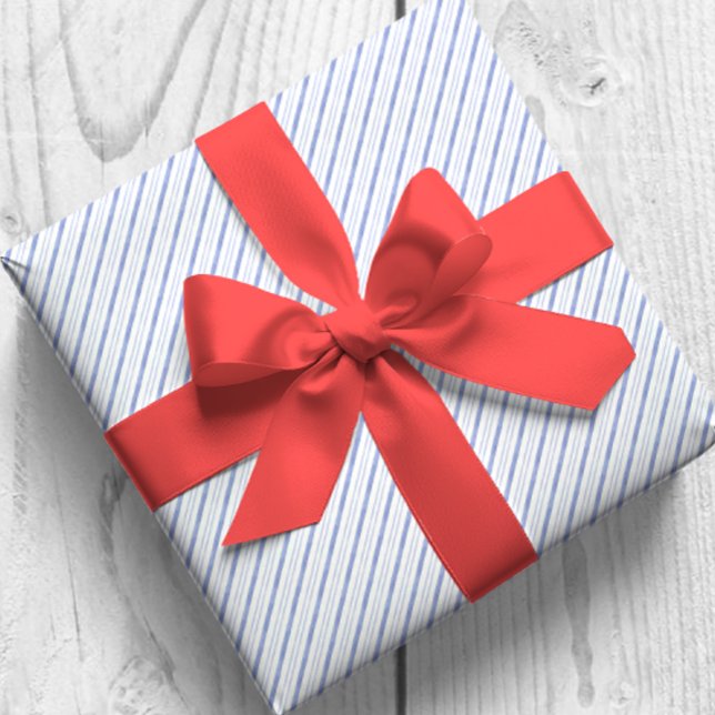 Blaue Diagonalstreifen Geschenkpapier (Von Creator hochgeladen)