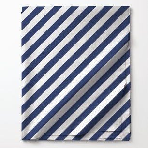 Blaue Diagonalstreifen-Muster Stoff