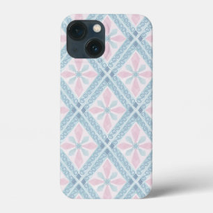 Blaue Diamant-Geometrie-Muster Case-Mate iPhone Hülle