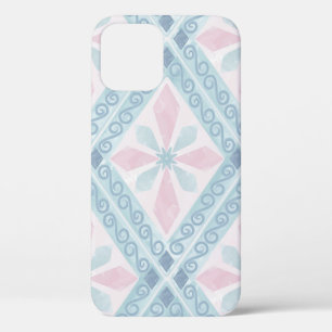 Blaue Diamant-Geometrie-Muster Case-Mate iPhone Hülle