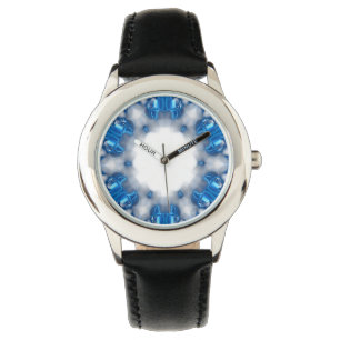 Blaue Diamanten Armbanduhr