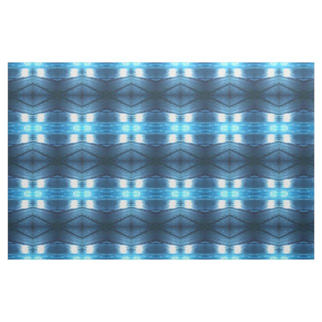 Blaue Diamanten aus dem Meer, Stoff (Fat Quarter (45,7 x 55,9 cm))