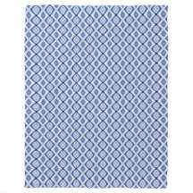 Blaue Diamanten-Harmoniemuster Warme kuschelige Fl