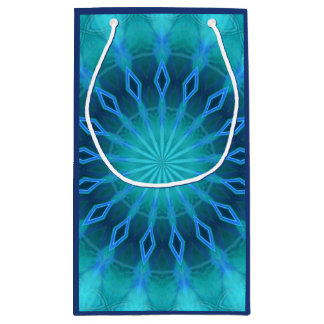 Blaue Diamanten Kleine Geschenktüte